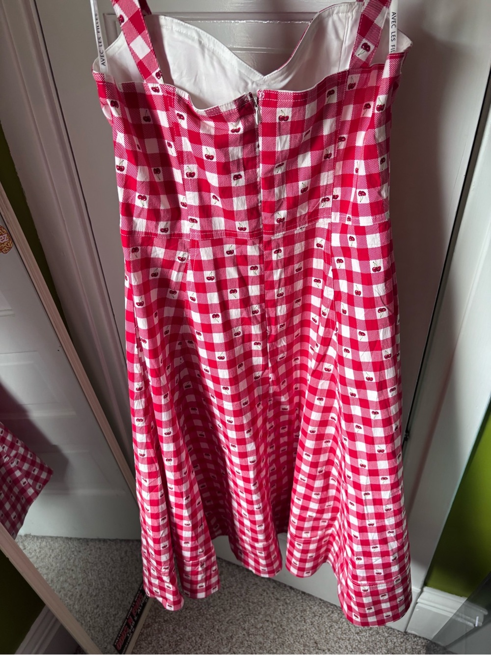 Avec Les Filles Gingham Cherry Dress - Picture 3 of 5